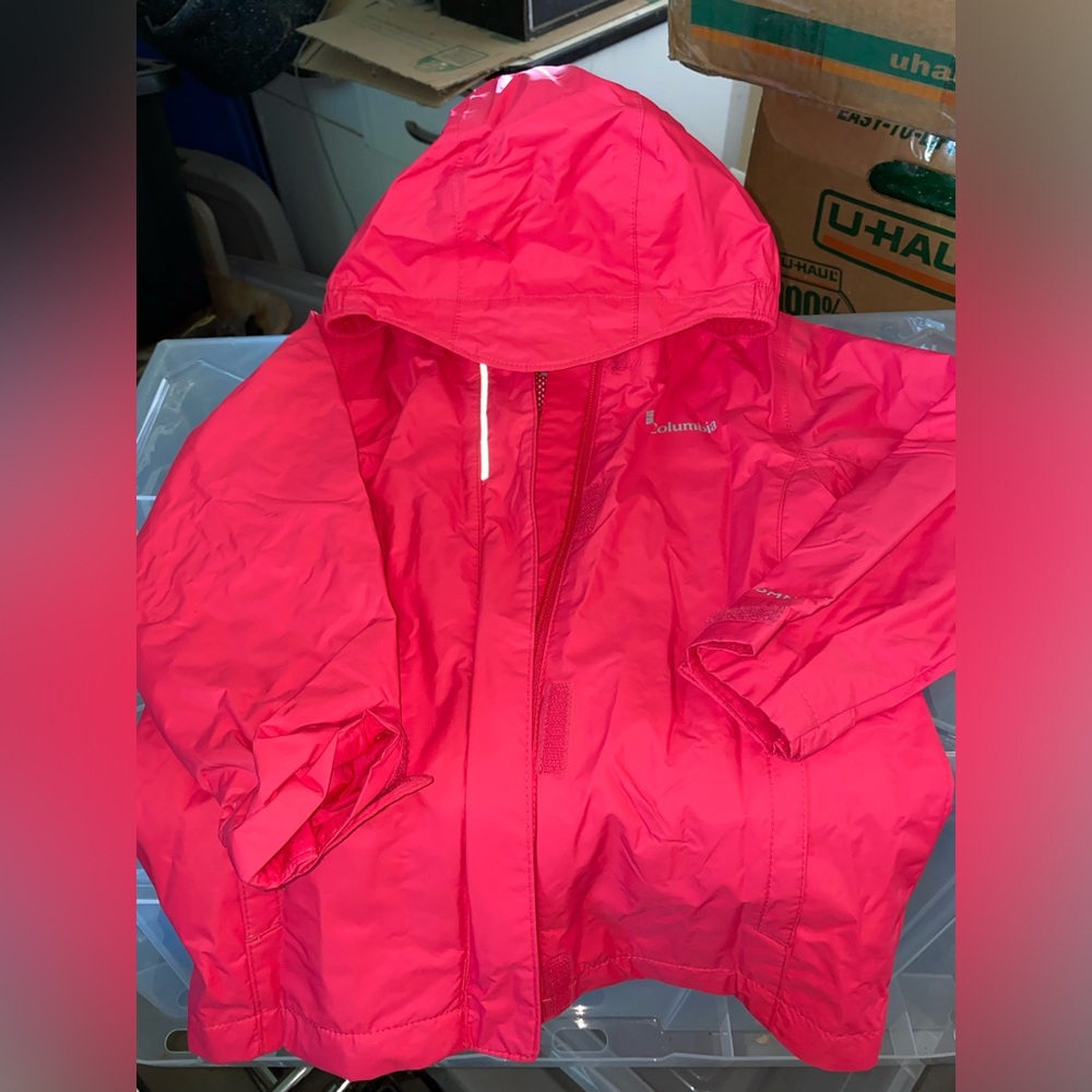 Pink Columbia size 4T rain jacket